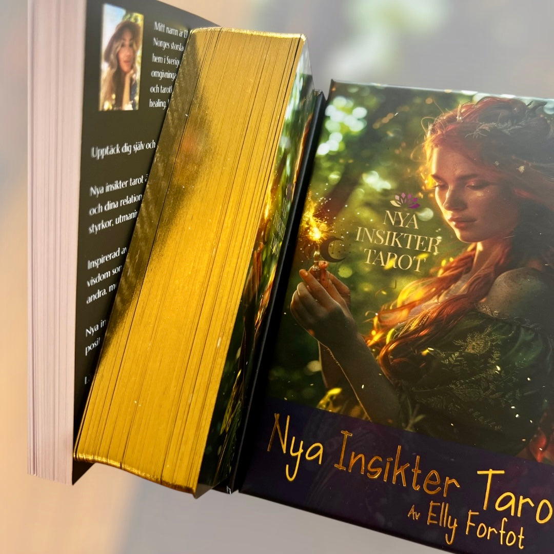 Nya insikter Tarot - kort text & guidebok(Svenska)