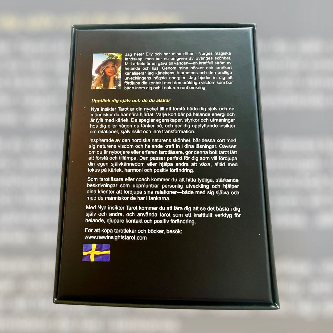 Nya insikter Tarot - kort text & guidebok(Svenska)