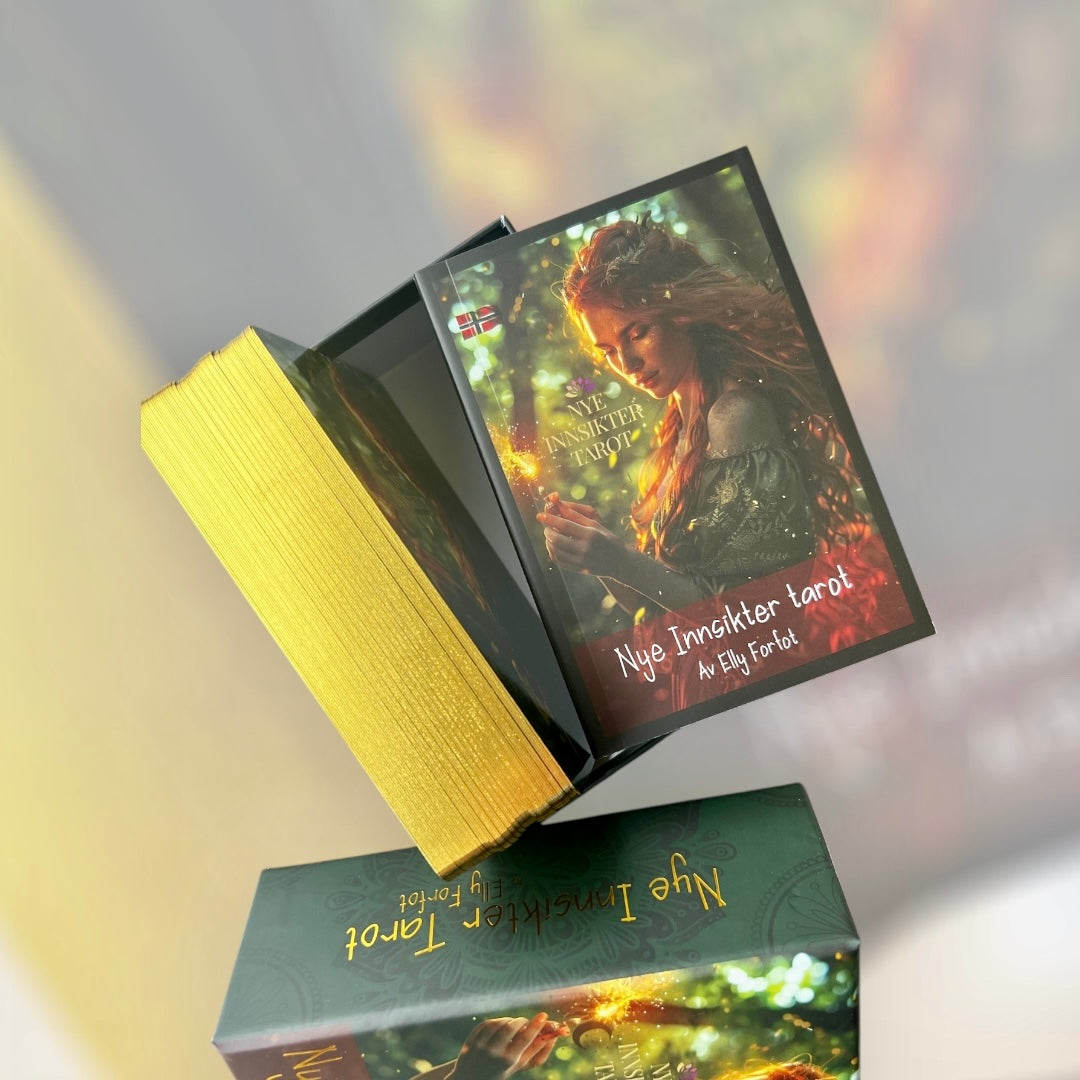 Nye Innsikter tarot- kort med tekst og guidebok (Norsk)