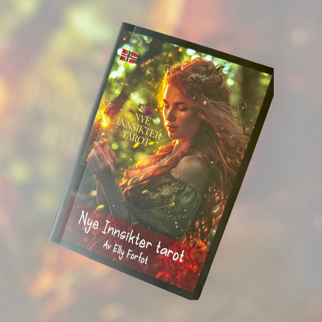 Nye Innsikter tarot- kort med tekst og guidebok (Norsk)