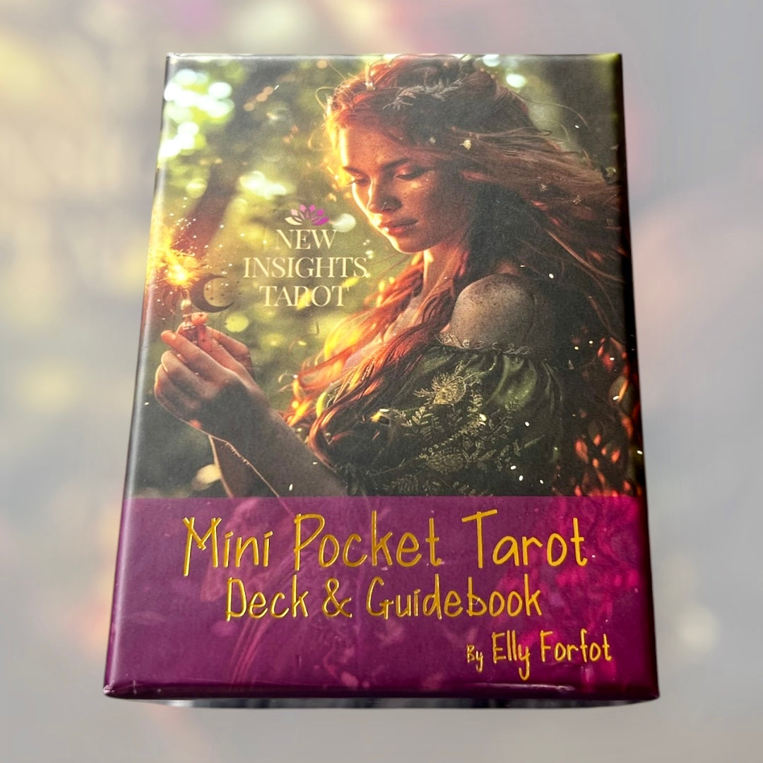 Mini Pocket Tarot – Card Deck and Guidebook (English)