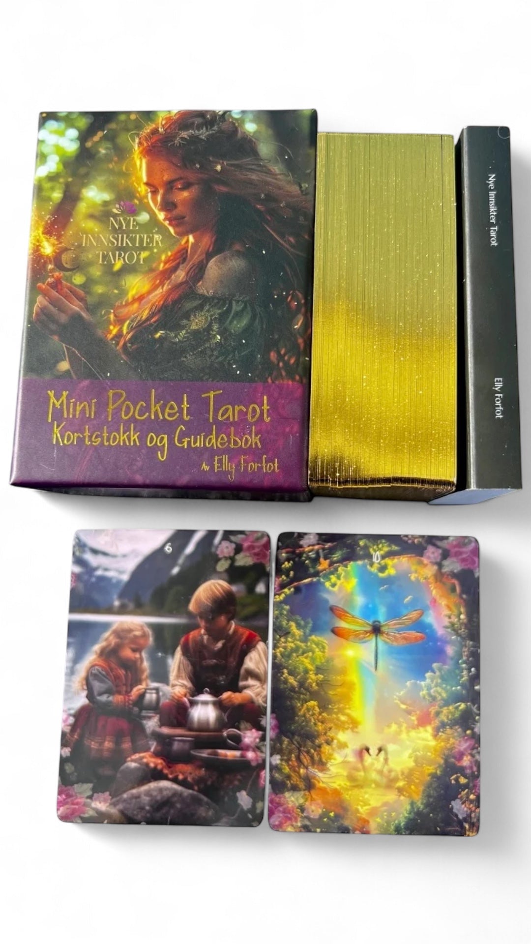 Mini Pocket Tarot – Kortstokk og guidebok (Norsk) 🇳🇴