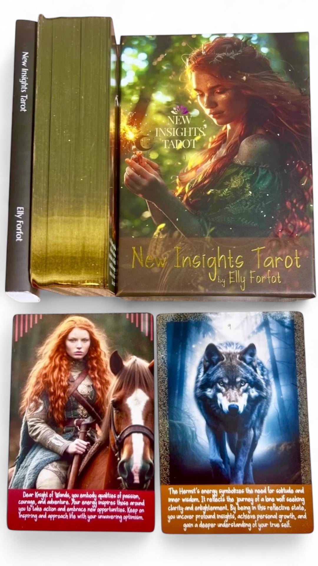 New Insights Tarot – cards with text and guidebook(English)🇬🇧