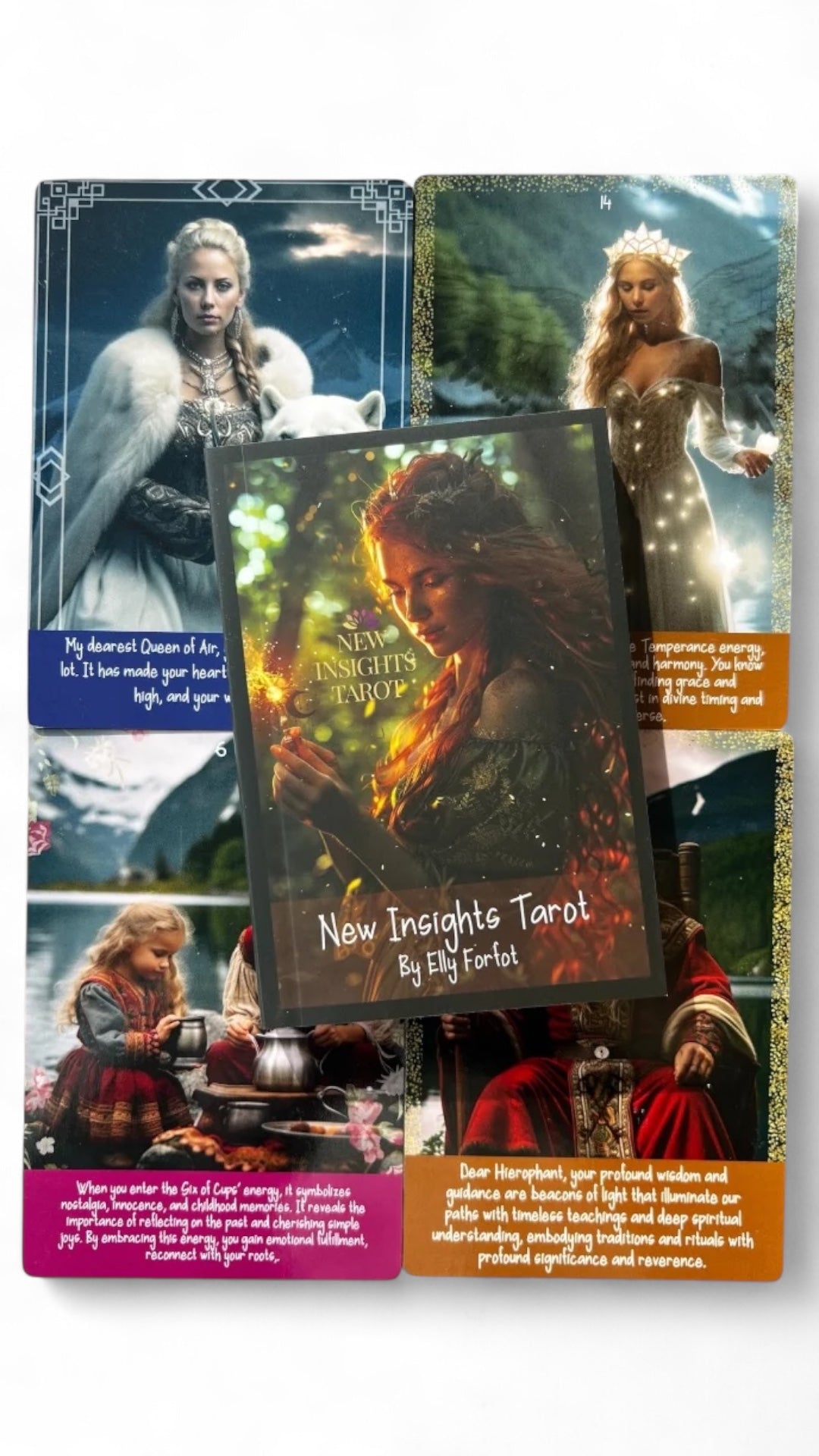 New Insights Tarot – cards with text and guidebook(English)🇬🇧