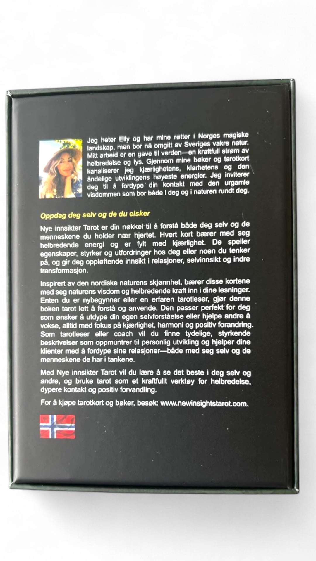 Nye Innsikter tarot- kort med tekst og guidebok (Norsk) 🇳🇴