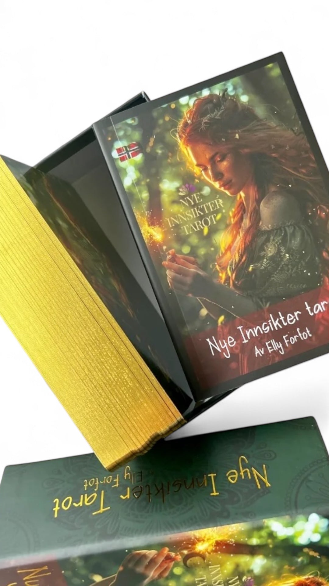 Nye Innsikter tarot- kort med tekst og guidebok (Norsk) 🇳🇴