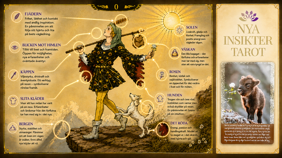 Narren i tarot – symbolik, betydelse och intuition