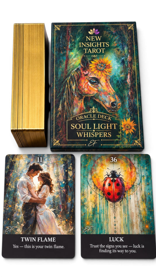 ORACLE DECK from New insights tarot : Soul Light Whispers