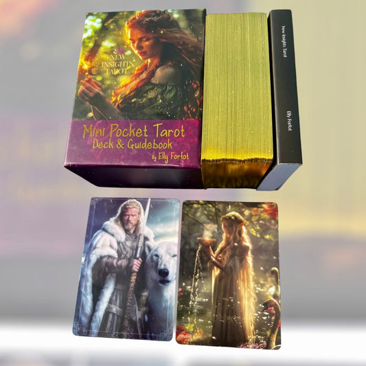 Mini Pocket Tarot – Card Deck and Guidebook (English)