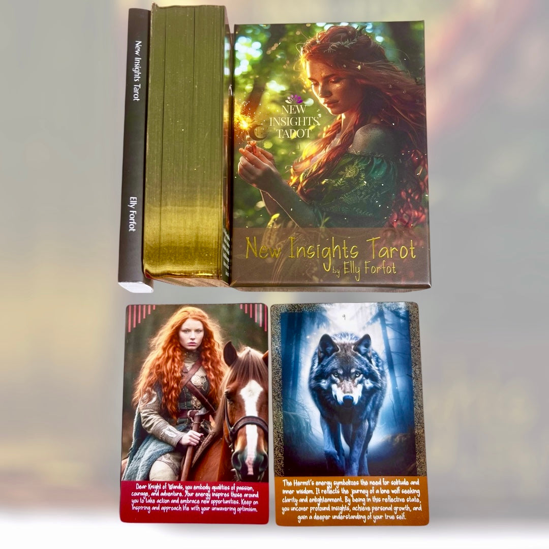 New Insights Tarot  – cards with text and guidebook(English)