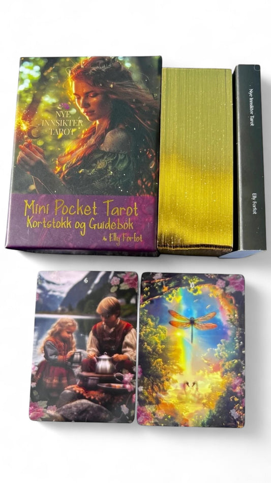 Mini Pocket Tarot – Kortstokk og guidebok (Norsk) 🇳🇴