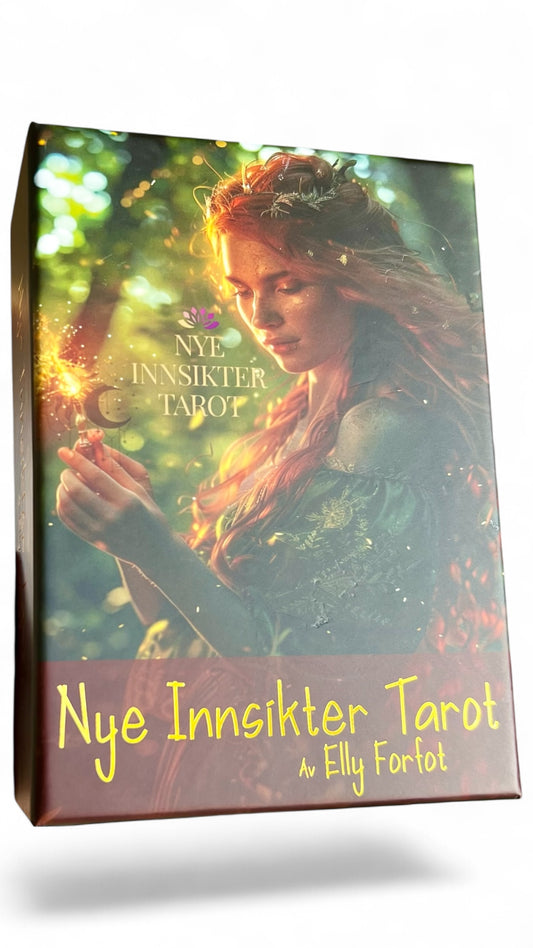 Nye Innsikter tarot- kort med tekst og guidebok (Norsk) 🇳🇴